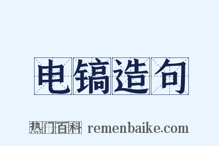 电镐造句是什么意思的图片